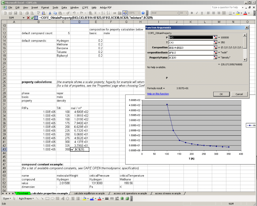 using COFE in Excel